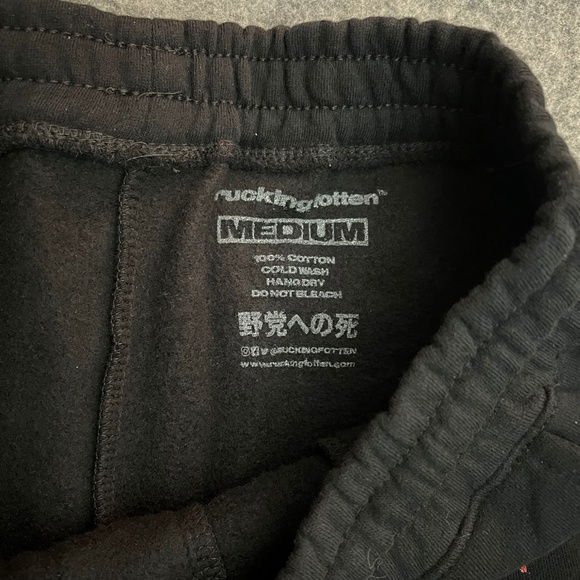 RUCKING FOTTEN x TENEBRE "Terror Beyond Belief" Sweat Shorts Dario Argento - Picture 5 of 9